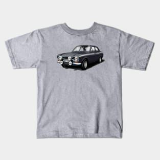 Mk 1 Ford Escort Mexico in black Kids T-Shirt